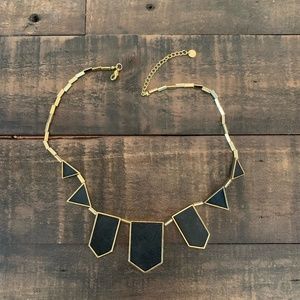 House Of Harlow Black And Gold Geometric Station … - image 1